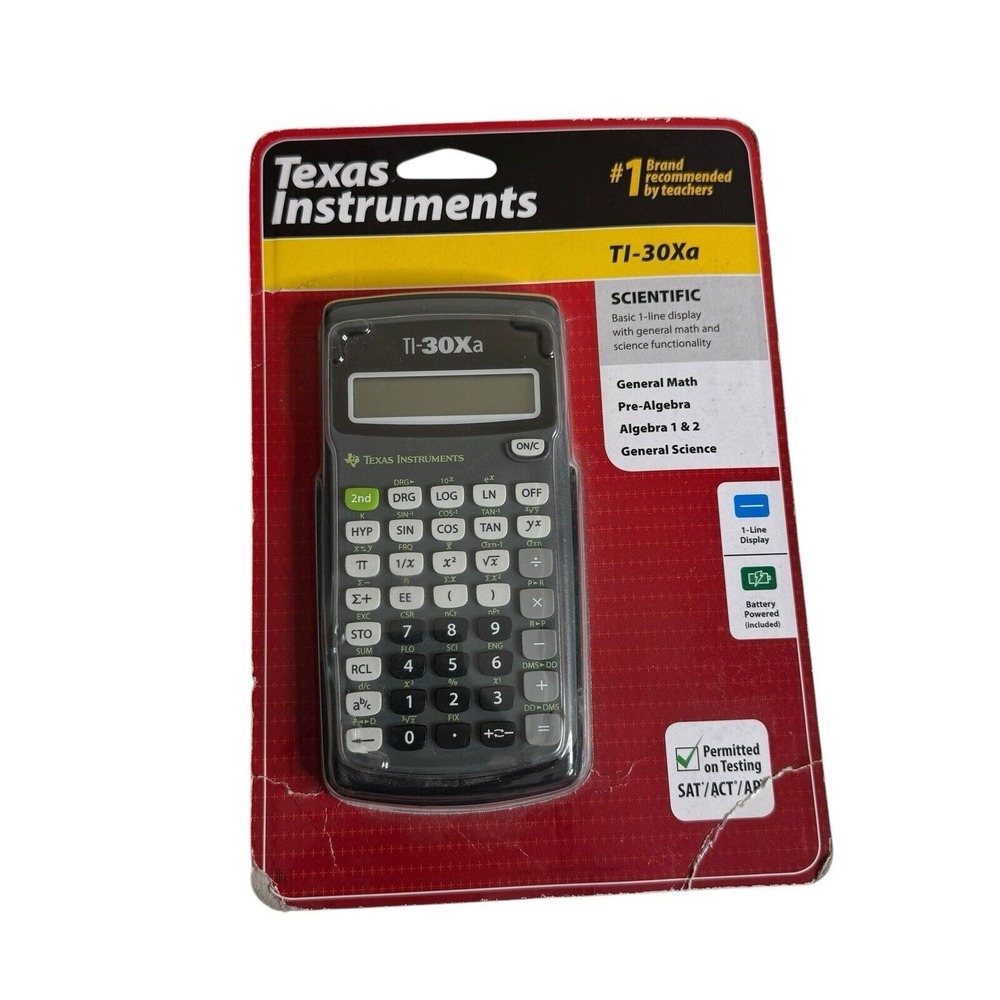 Texas‎ Instruments TI-30Xa Scientific Calculator New In Package Sealed